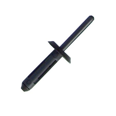 Dent Fix Equipment Push-In Rivet, 5 mm Dia., 0.197 in L, Plastic Body DFCT887RS